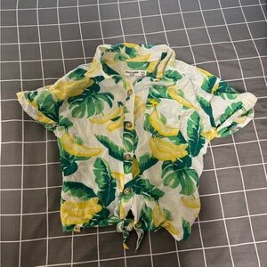 Abercrombie Kids Tropical Print Shirt